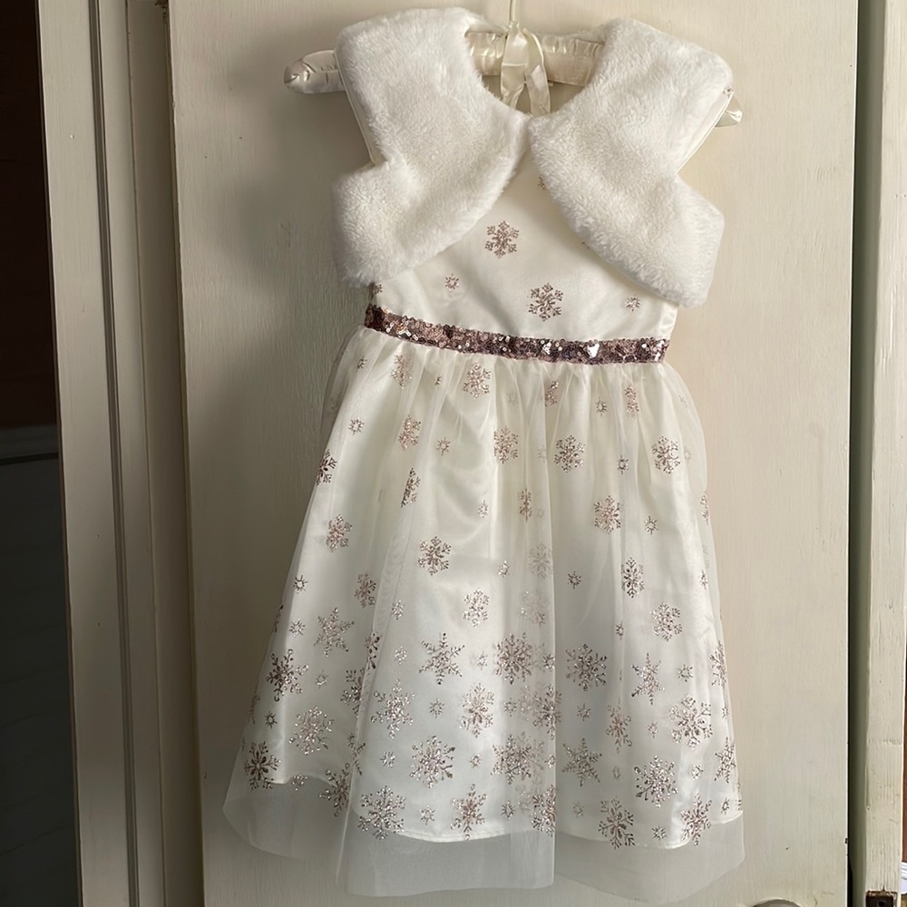 Jona Michelle girls dress with shall